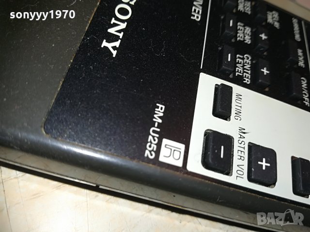sony rm-u252 audio remote control-внос германия 1106212036, снимка 10 - Ресийвъри, усилватели, смесителни пултове - 33186720