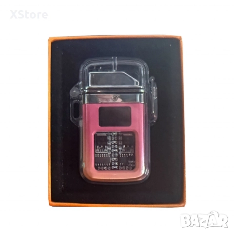 Елегантна прозрачна ветроустойчива запалка с LED светлинки, снимка 15 - Аксесоари и консумативи - 52483346