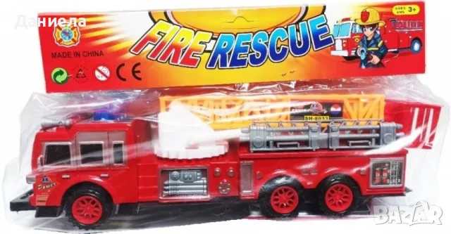 Пожарна кола с разтегаема стълба , снимка 2 - Коли, камиони, мотори, писти - 49627105
