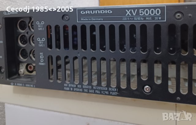 Grundig XV 5000 - preamp, предусилвател, снимка 12 - Ресийвъри, усилватели, смесителни пултове - 43805054