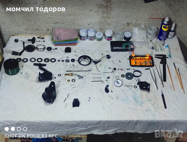 Shimano.Смазване и почистване тунинг на риболовни макари. в Макари в гр ...