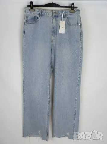 XL Интересни дънки с детайли по крачоли ( с етикет)