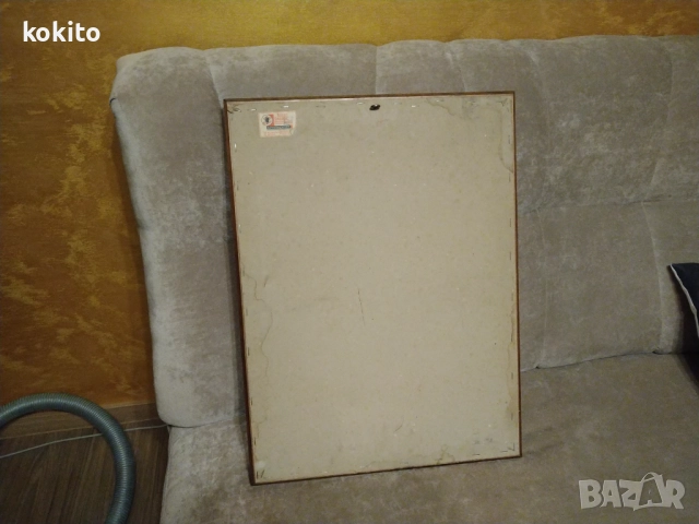 Гоблен Мона Лиза с дървена рамка , снимка 3 - Гоблени - 52599341