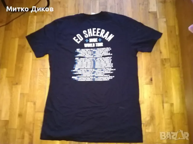 Ed Sheeran Divide World Tour маркова тениска Гилдан размер Л, снимка 9 - Тениски - 49498255