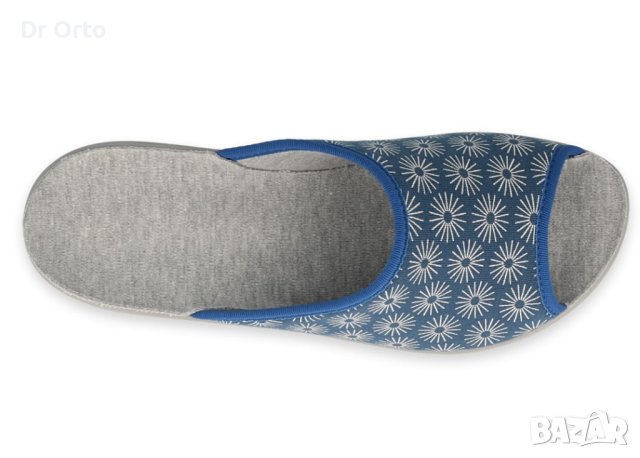Дамски домашни чехли  Befado Viki B-Relax System, Сини, снимка 2 - Пантофи - 43594300