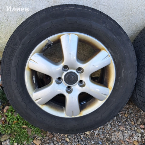 Алуминиеви джанти с гуми 5х100, снимка 6 - Гуми и джанти - 52748566