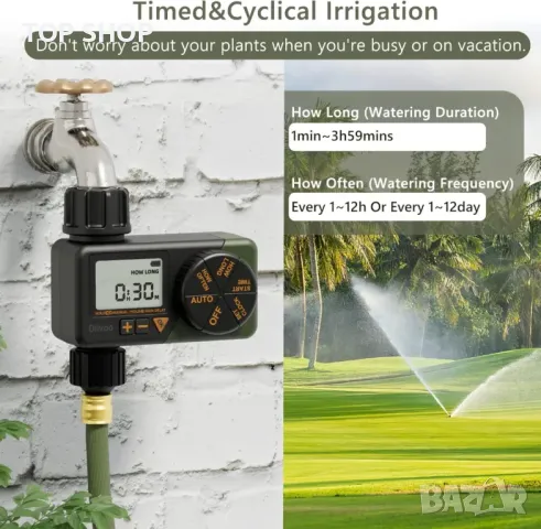 Таймер- програматор за напояване Diivoo WT- 06