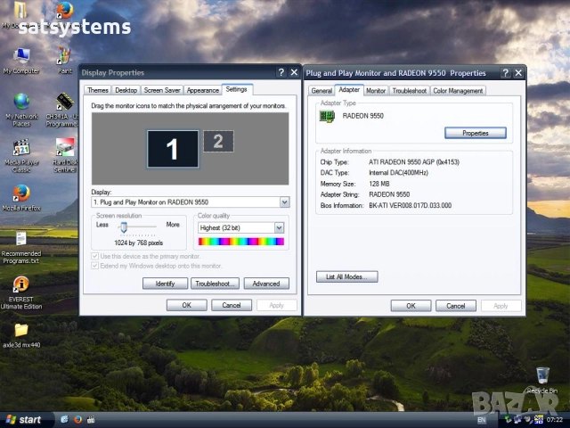 Видео карта ATi Radeon Sapphire 9550 128MB DDR 128bit  AGP, снимка 16 - Видеокарти - 34250030