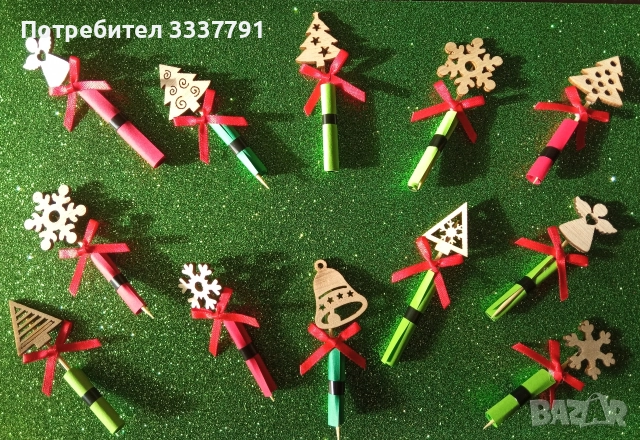 Ръчно изработени коледни късмети, снимка 16 - Други стоки за дома - 52592020