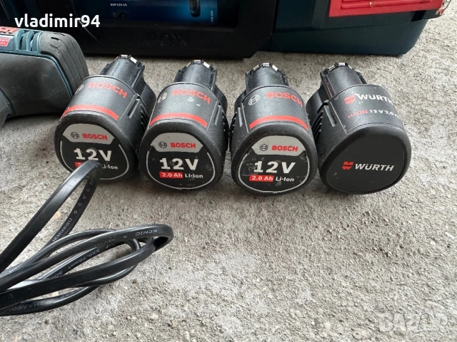 Bosch GSR 12V-15, снимка 6 - Винтоверти - 53219280