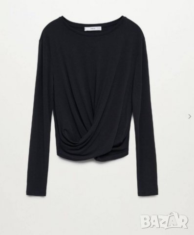 Блуза от трико Mango, снимка 2 - Блузи с дълъг ръкав и пуловери - 38418468