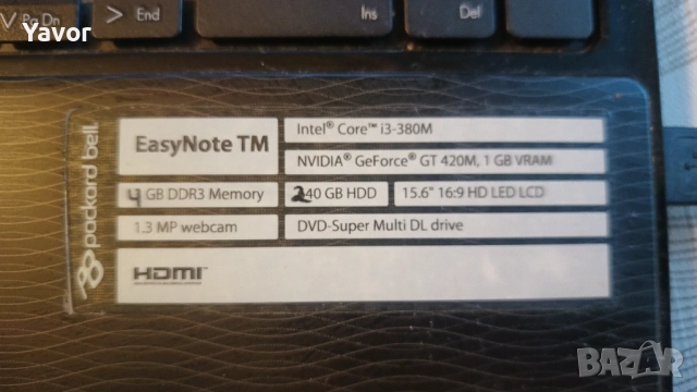 Лаптоп Pockard Beel, снимка 5 - Лаптопи за дома - 52691138