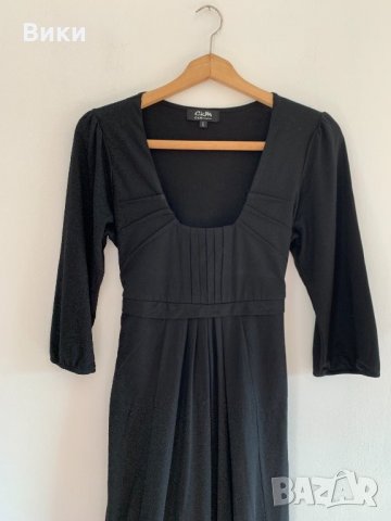 Черна рокля, снимка 3 - Рокли - 26438683