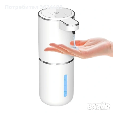  Сензорен диспенсър за сапун с презареждаема батерия 4626