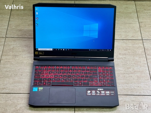Acer Nitro 5 15.6" инча/11th Gen i5/16GB RAM/512GB SSD/NVIDIA
