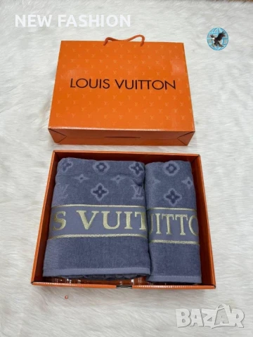 Памучни Хавлии -2бр с Кутия ✨ Louis Vuitton , снимка 9 - Хавлиени кърпи - 51169051
