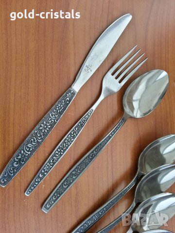 Руски прибори за хранене вилици лъжици  и ножове, снимка 5 - Антикварни и старинни предмети - 33616916