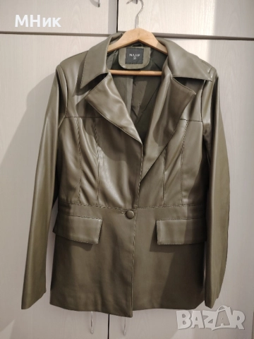 Дамско сако, еко кожа, снимка 8 - Якета - 51514133