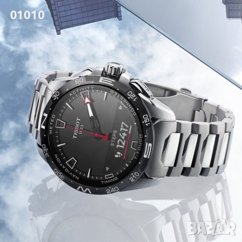 Tissot T-Touch Connect Solar Sapphire Titanium смарт часовник, снимка 15 - Смарт часовници - 40138598