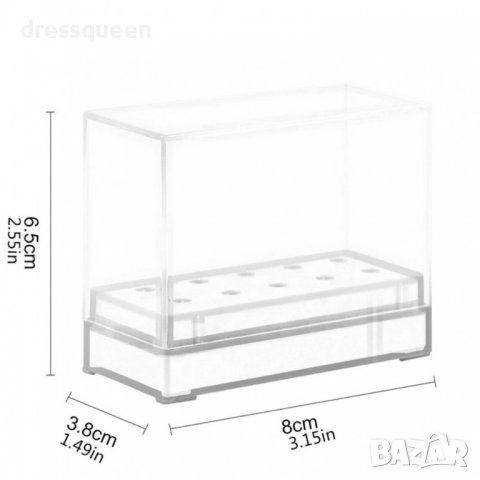 3182 Кутийка за накрайници за електрическа пила за нокти, снимка 6 - Продукти за маникюр - 37479646