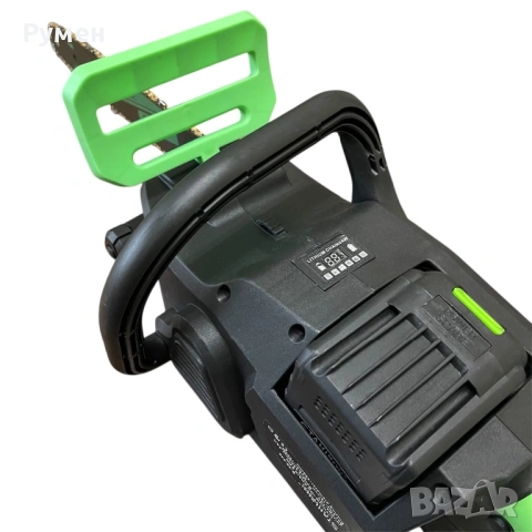 Акумулаторна Верижна Резачка STAHLMAYER 72V 8Ah – 16" Шина, 2 Вериги, Дисплей и Активна Спирачка, снимка 7 - Моторни триони/резачки - 53107413