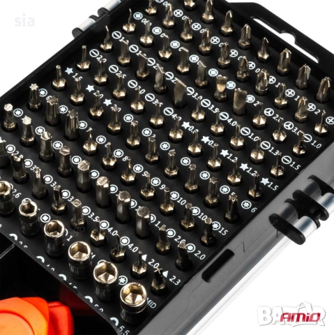 Комплект 115 части битове и отвертки, снимка 3 - Аксесоари и консумативи - 51960146