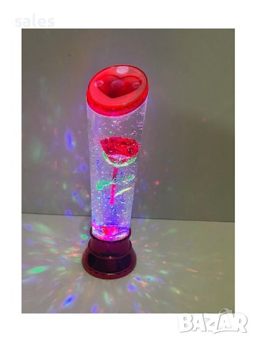 Танцуваща роза в стъкленица с LED светлина, снимка 2 - Други - 38590390