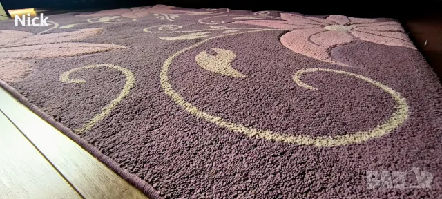 Килим на цветя 140/200, снимка 5 - Килими - 49404660