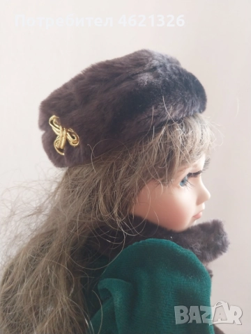 Винтидж порцеланова кукла Катрин-Роуз от колекцията “Викториански зимни принцеси” на Франклин Минт, снимка 17 - Декорация за дома - 52155523