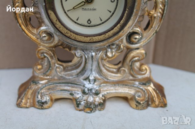 Немски настолен часовник ''Mercedes'', снимка 5 - Антикварни и старинни предмети - 40790624