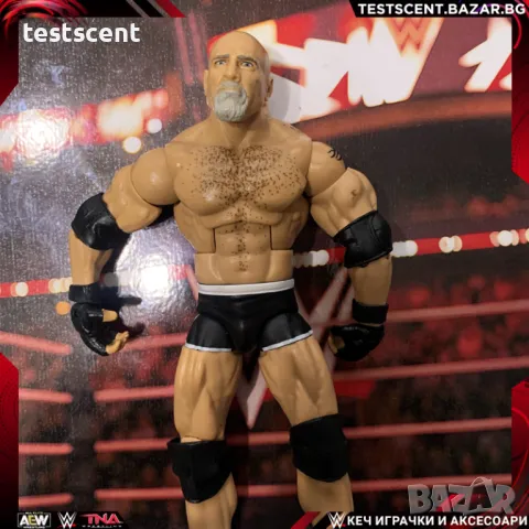 Екшън фигура WWE Bill Goldberg Бил Голдбърг Mattel Elite Series Top Picks, снимка 1 - Колекции - 48829918