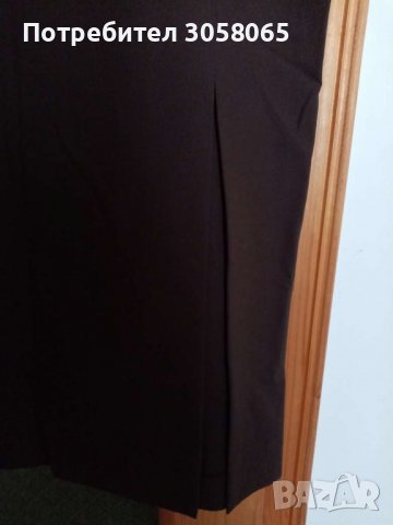 кафява, разкроена, дълга пола XL XXL, снимка 3 - Поли - 36774296