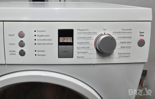 Продавам Кондензна Сушилня BOSCH Avantixx 8кг, снимка 5 - Сушилни - 52225757