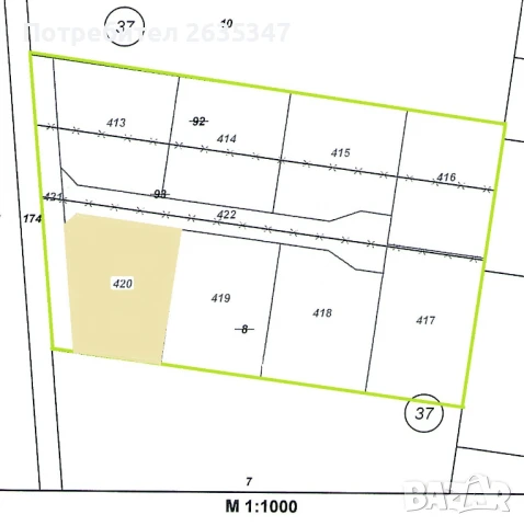 ПРОДАВАМ УПИ ЗА ЖИЛИЩНО ЗАСТРОЯВАНЕ