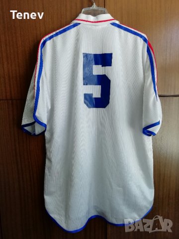 France #5 Vintage Adidas оригинална тениска Франция футболна фланелка , снимка 2 - Тениски - 37189203