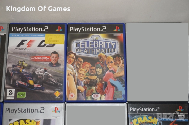 Игри за PS2 Sega/Crash/F1 06/GT-R 400/Celebrity Deathmatch/Fight Night Round 3, снимка 3 - Игри за PlayStation - 49514431