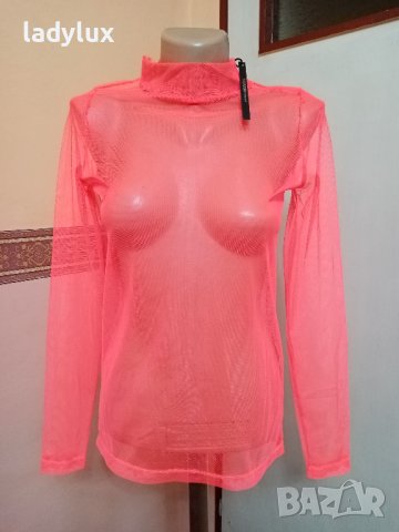 LMTD, Оригинална Тюлена Прозрачна Блуза, Размер S/М. Код 2090, снимка 1 - Блузи с дълъг ръкав и пуловери - 43296736