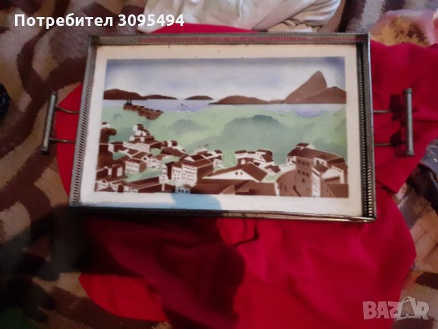 ПОРЦЕЛАНЕН ПОДНОС. ЧЕХОСЛОВАКИЯ. 