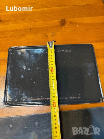 Две стари емайлирани табели, снимка 9 - Колекции - 52865868