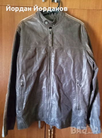 Кожено яке, снимка 4 - Якета - 43117116