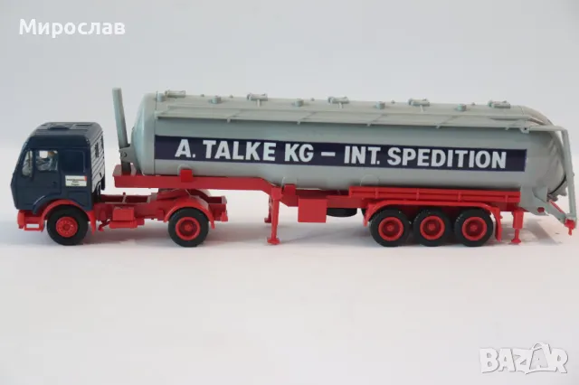 HERPA H0 1/87 MERCEDES СИЛОЗ ЦИСТЕРНА КАМИОН ТИР МОДЕЛ