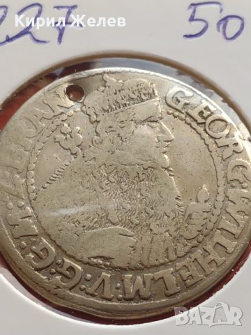 Сребърна монета Орт 1622г. Георг Вилхелм Кьониксберг Източна Прусия 12227, снимка 7 - Нумизматика и бонистика - 42986976