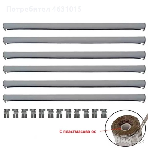 Високо качество щора за панорама с пластмасова ос VW Tiguan/Audi Q5 др