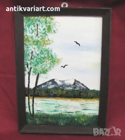 80-те Оригинална Картина масло, снимка 1