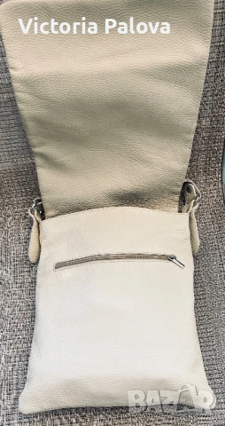 Кожена чанта с дълга дръжка унисекс, снимка 5 - Чанти - 51030650