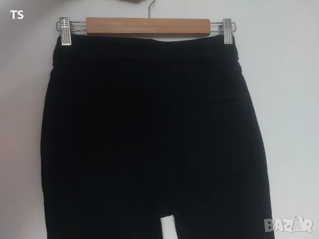 Дамски черен панталон H&M размер 36, снимка 8 - Панталони - 47756619