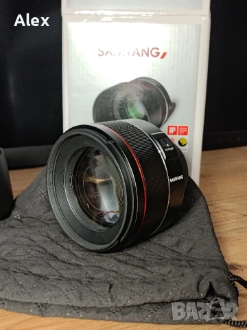 Samyang 85mm 1.4 AF Nikon-F, снимка 2 - Обективи и филтри - 51991611