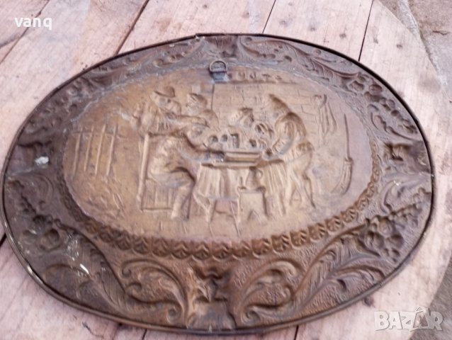 Медна чиния за стена, снимка 4 - Декорация за дома - 43452687