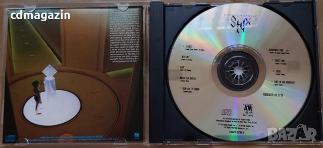Компакт дискове CD Styx – Cornerstone, снимка 3 - CD дискове - 35272220
