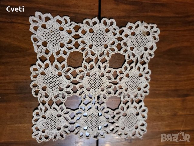 Мильо, ръчно изработени покривка и каре, снимка 2 - Други - 38012980